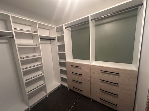 Saline Primary Closet by TrueForm Closets