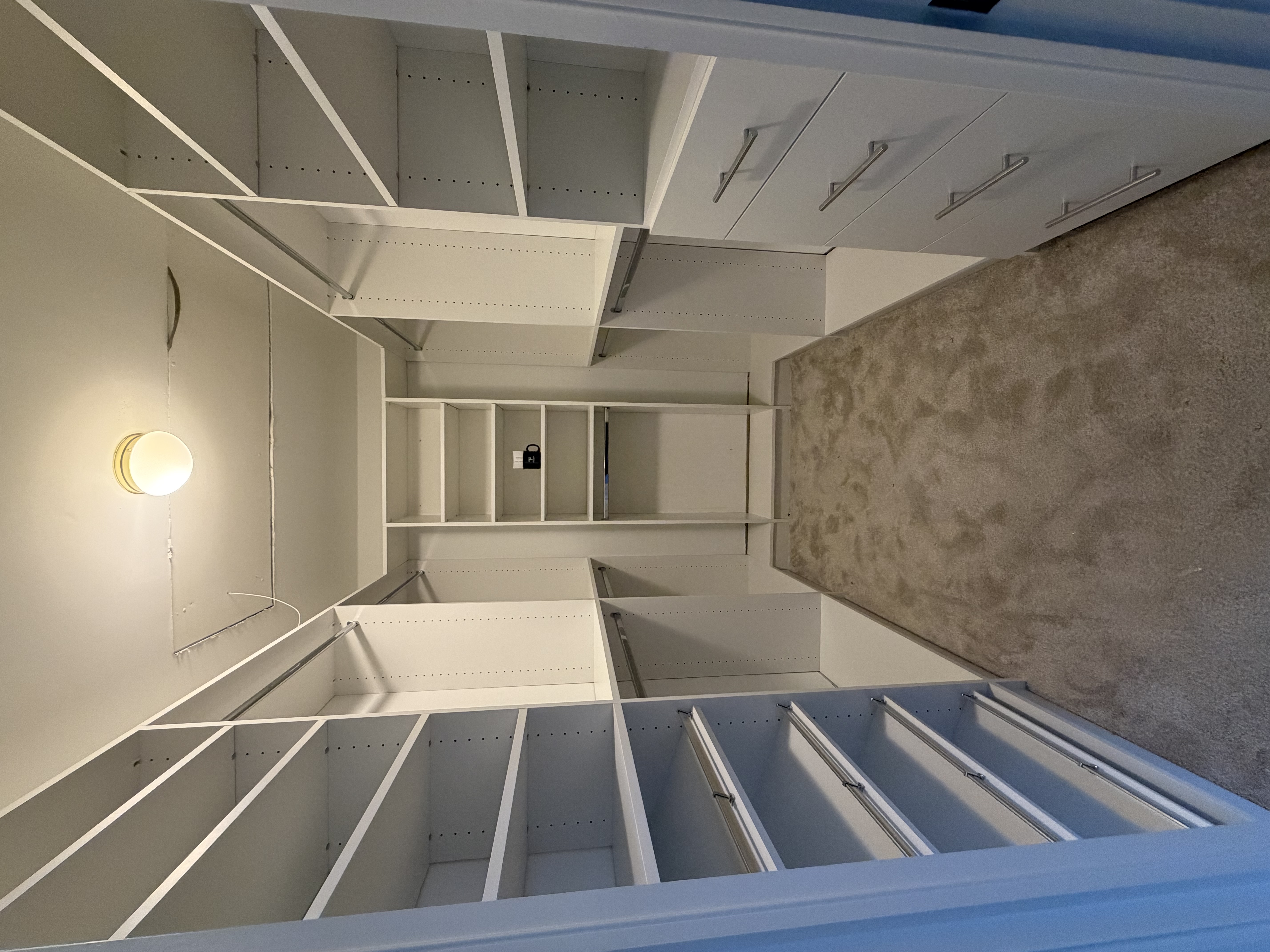 Custom closet cabinetry and organized storage