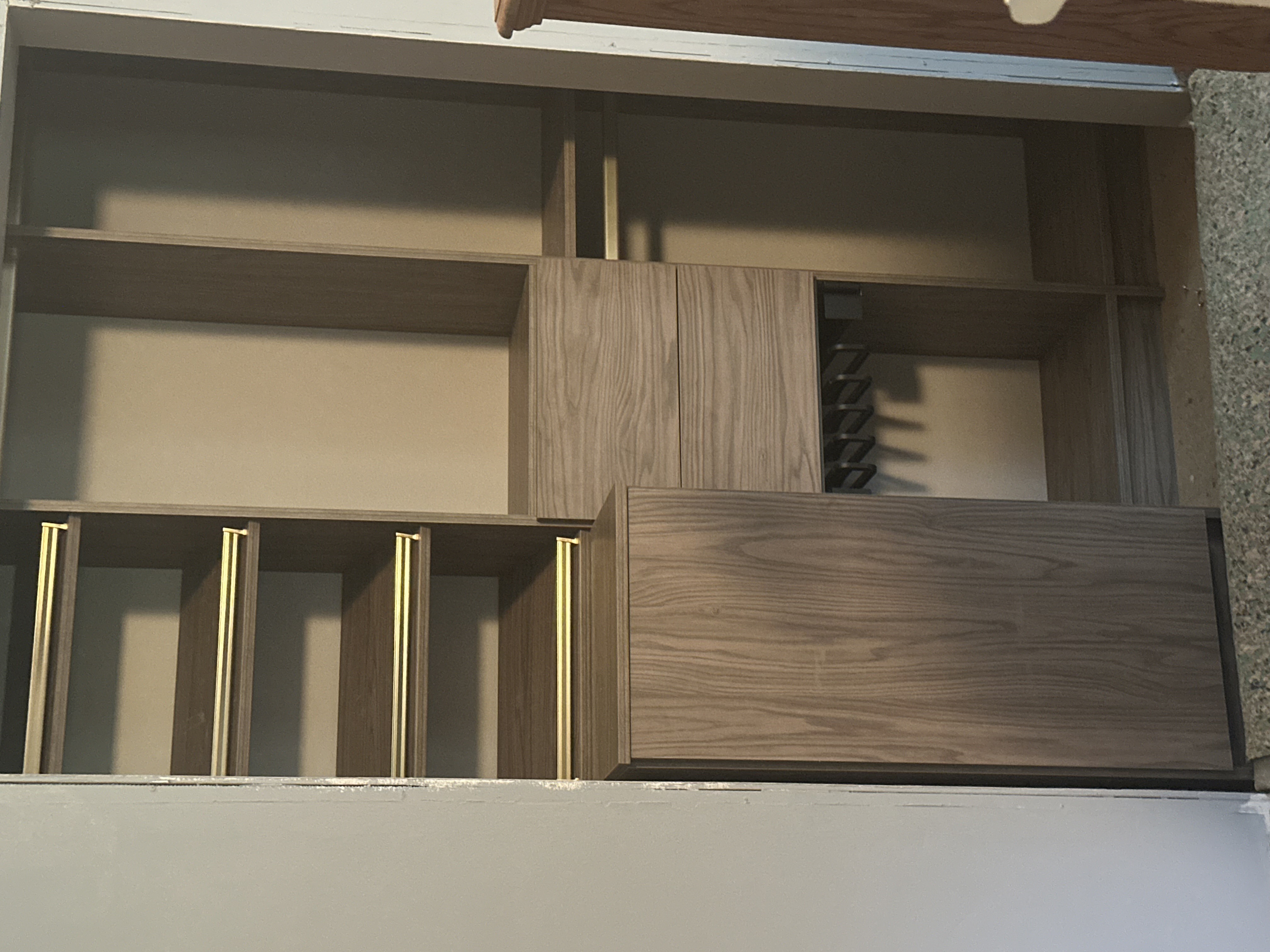Custom closet organization in a Michigan home
